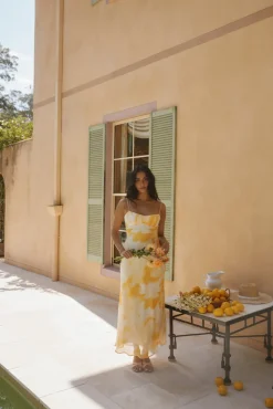 Wedding Guest Dresses|Cocktail Dresses>Hello Molly Golden Hour Maxi Dress Yellow