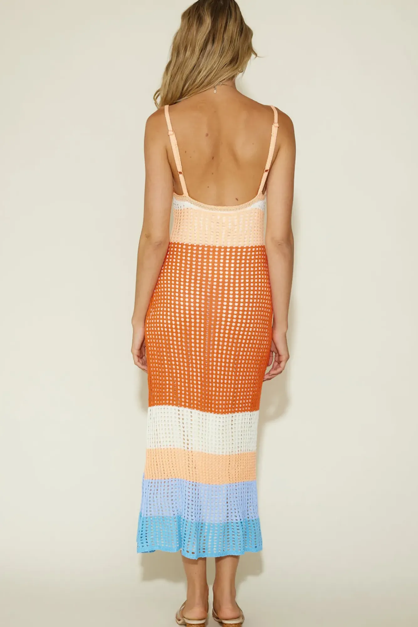 Knit Dresses|Maxi Dresses>Hello Molly Gone Again Maxi Dress Multi