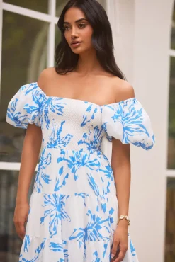Wedding Guest Dresses|Vacation Dresses>Hello Molly Good Morning Miss Maxi Dress Blue