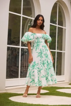 Formal Dresses|Cocktail Dresses>Hello Molly Good Morning Miss Maxi Dress Green