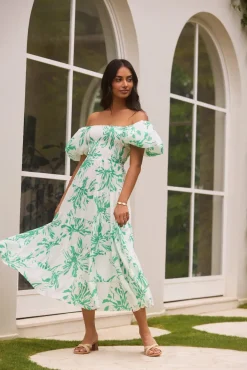 Formal Dresses|Cocktail Dresses>Hello Molly Good Morning Miss Maxi Dress Green