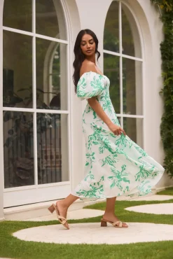 Formal Dresses|Cocktail Dresses>Hello Molly Good Morning Miss Maxi Dress Green
