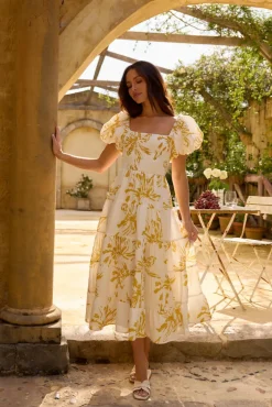 Wedding Guest Dresses|Vacation Dresses>Hello Molly Good Morning Miss Maxi Dress Yellow