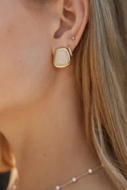 Earrings>Hello Molly Goodnight Kisses Earrings Gold