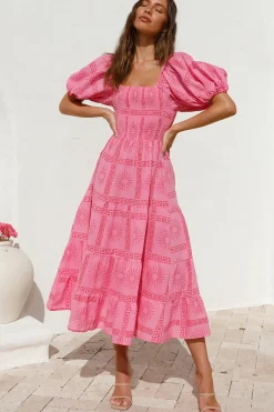 Spring Break Dresses|Bump Friendly>Hello Molly Got It Handled Maxi Dress Pink