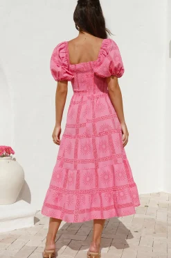 Spring Break Dresses|Bump Friendly>Hello Molly Got It Handled Maxi Dress Pink