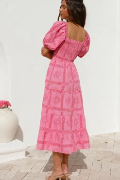 Spring Break Dresses|Bump Friendly>Hello Molly Got It Handled Maxi Dress Pink