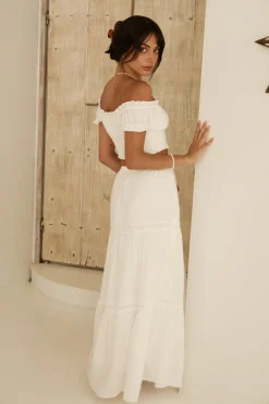 Skirt And Top Sets>Hello Molly Growing Curiosities Set White