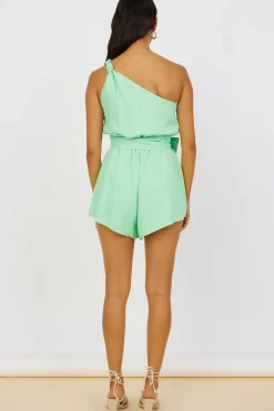 Rompers>Hello Molly Happy For You Romper Green