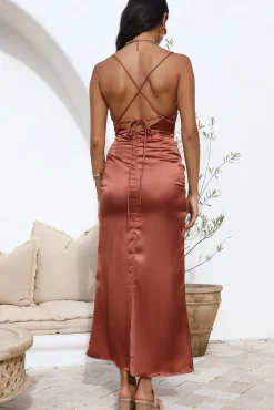 Wedding Guest Dresses|Formal Dresses>Hello Molly Having You Maxi Dress Brown