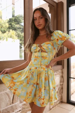 Spring Break Dresses|Casual Dresses>Hello Molly Hazy Mornings Dress Floral