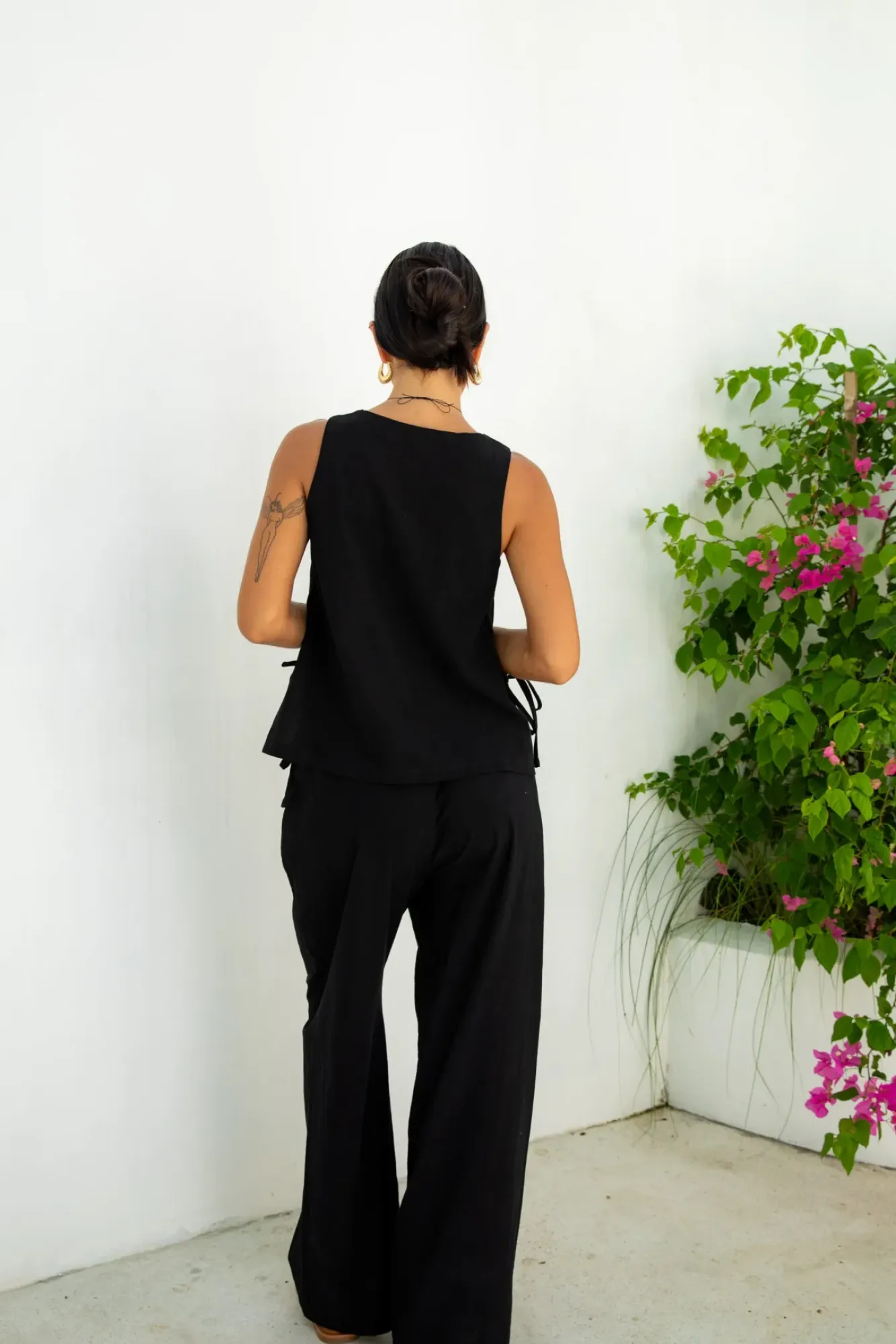 Pants|Two-Piece Pants Set>Hello Molly Heading South Pants Black