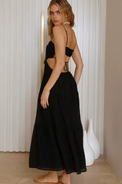 Date Night Dresses|Bump Friendly>Hello Molly Heartbreaker Maxi Dress Black