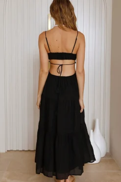 Date Night Dresses|Bump Friendly>Hello Molly Heartbreaker Maxi Dress Black