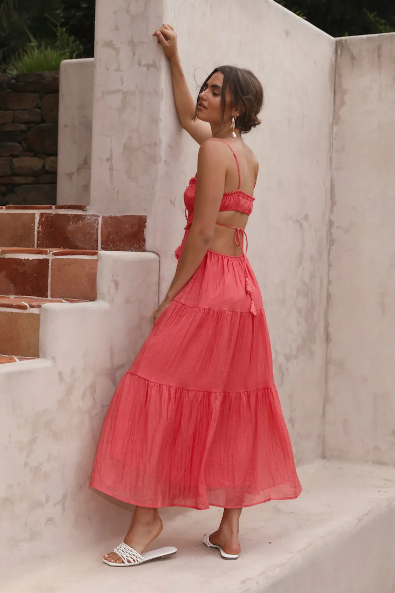 Vacation Dresses|Spring Break Dresses>Hello Molly Heartbreaker Maxi Dress Red