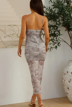Vacation Dresses|Summer Dresses>Hello Molly Heart Eyes Maxi Dress Grey