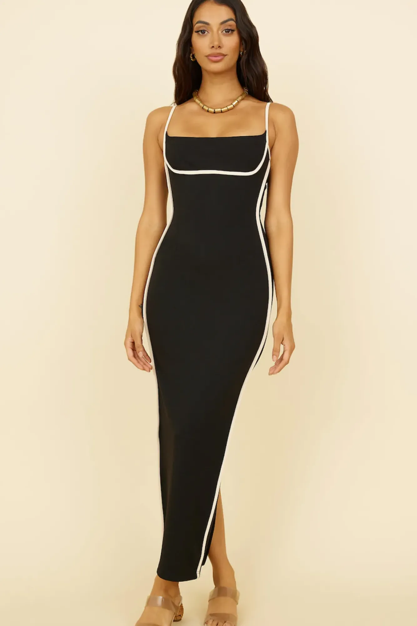Vacation Dresses|Spring Break Dresses>Hello Molly Heart Of Mine Maxi Dress Black