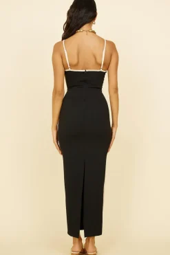 Vacation Dresses|Spring Break Dresses>Hello Molly Heart Of Mine Maxi Dress Black