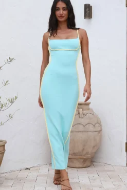 Vacation Dresses|Spring Break Dresses>Hello Molly Heart Of Mine Maxi Dress Blue