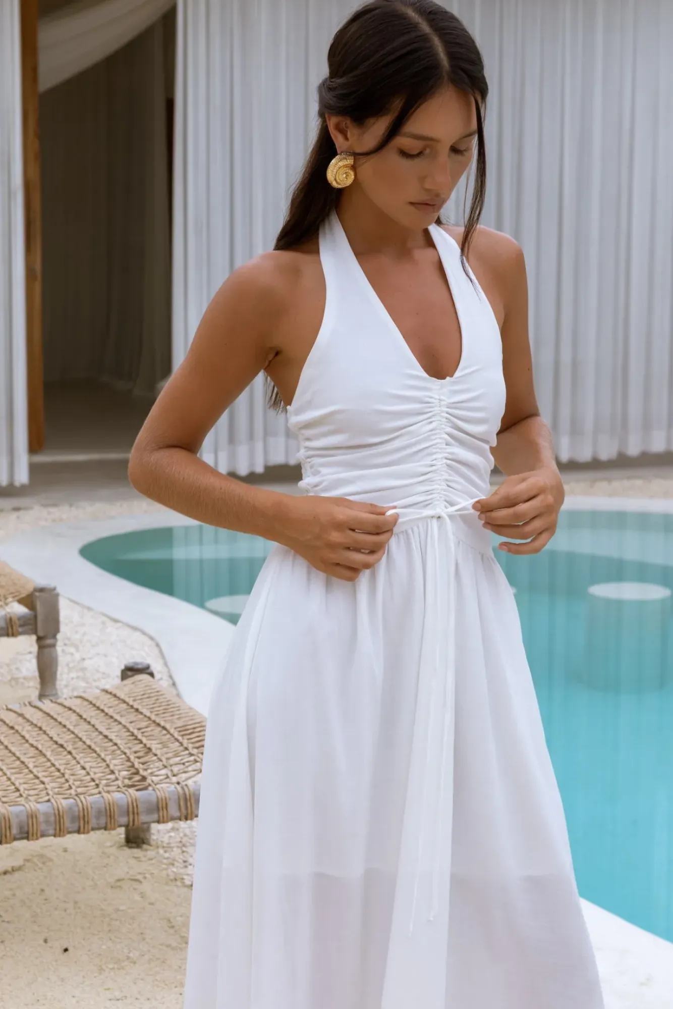 Cocktail Dresses|Vacation Dresses>Hello Molly Heart Of Ours Maxi Dress White