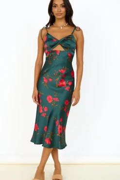 Date Night Dresses|Summer Dresses>Hello Molly Fool Me Once Midi Dress Teal