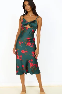 Date Night Dresses|Summer Dresses>Hello Molly Fool Me Once Midi Dress Teal