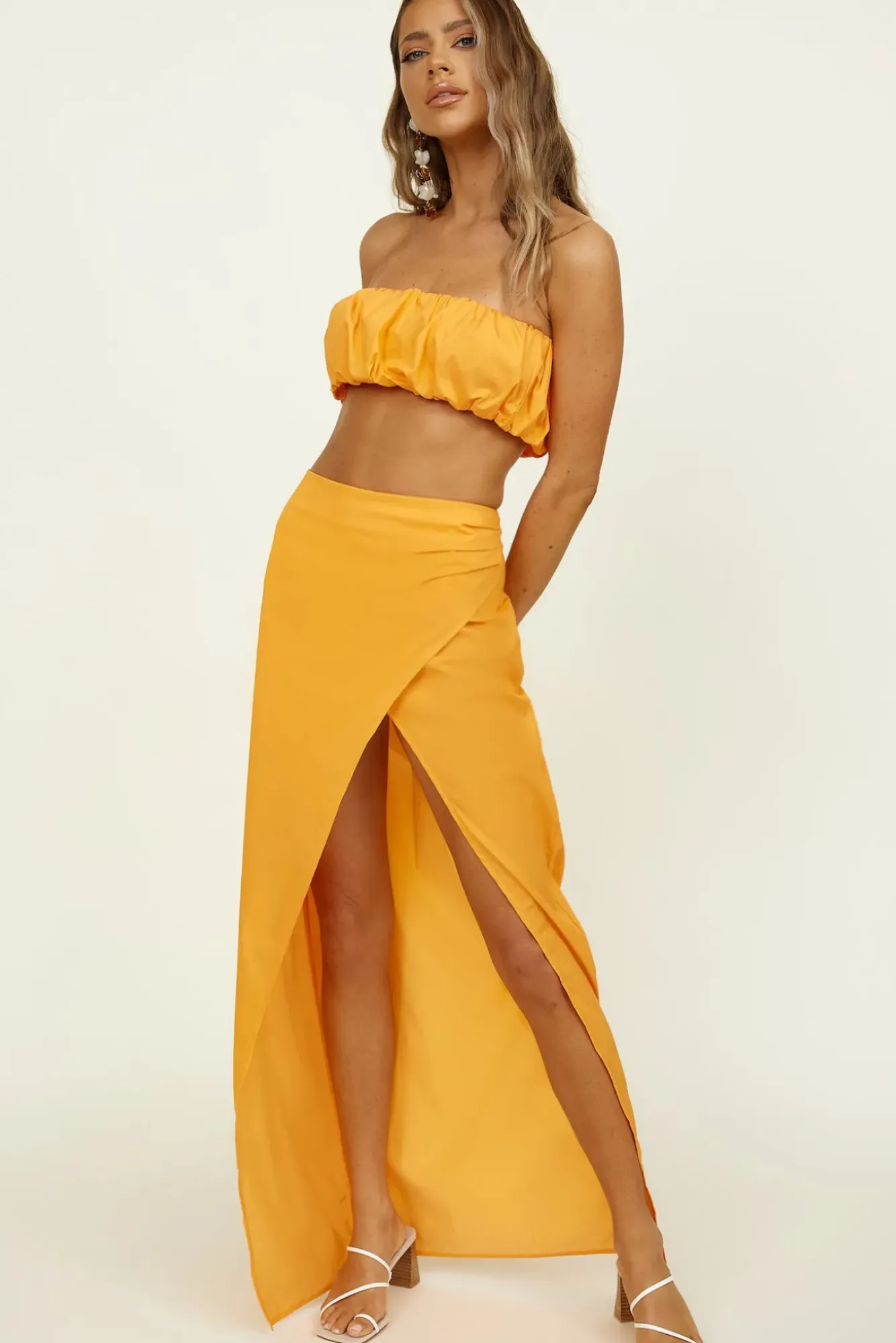 Skirts|Skirt And Top Sets>Hello Molly Loving Memory Maxi Skirt Mango