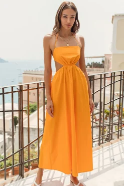 Spring Break Dresses|Brunch Dresses>Hello Molly Should We Go Maxi Dress Mango