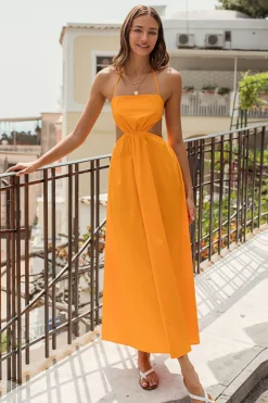 Spring Break Dresses|Brunch Dresses>Hello Molly Should We Go Maxi Dress Mango