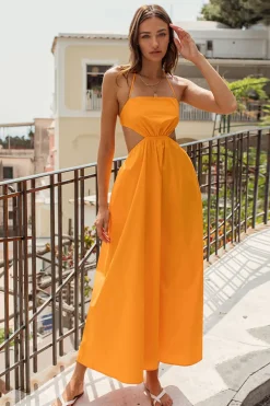 Spring Break Dresses|Brunch Dresses>Hello Molly Should We Go Maxi Dress Mango