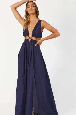 Wedding Guest Dresses|Formal Dresses>Hello Molly Since I Met You Maxi Dress Ink