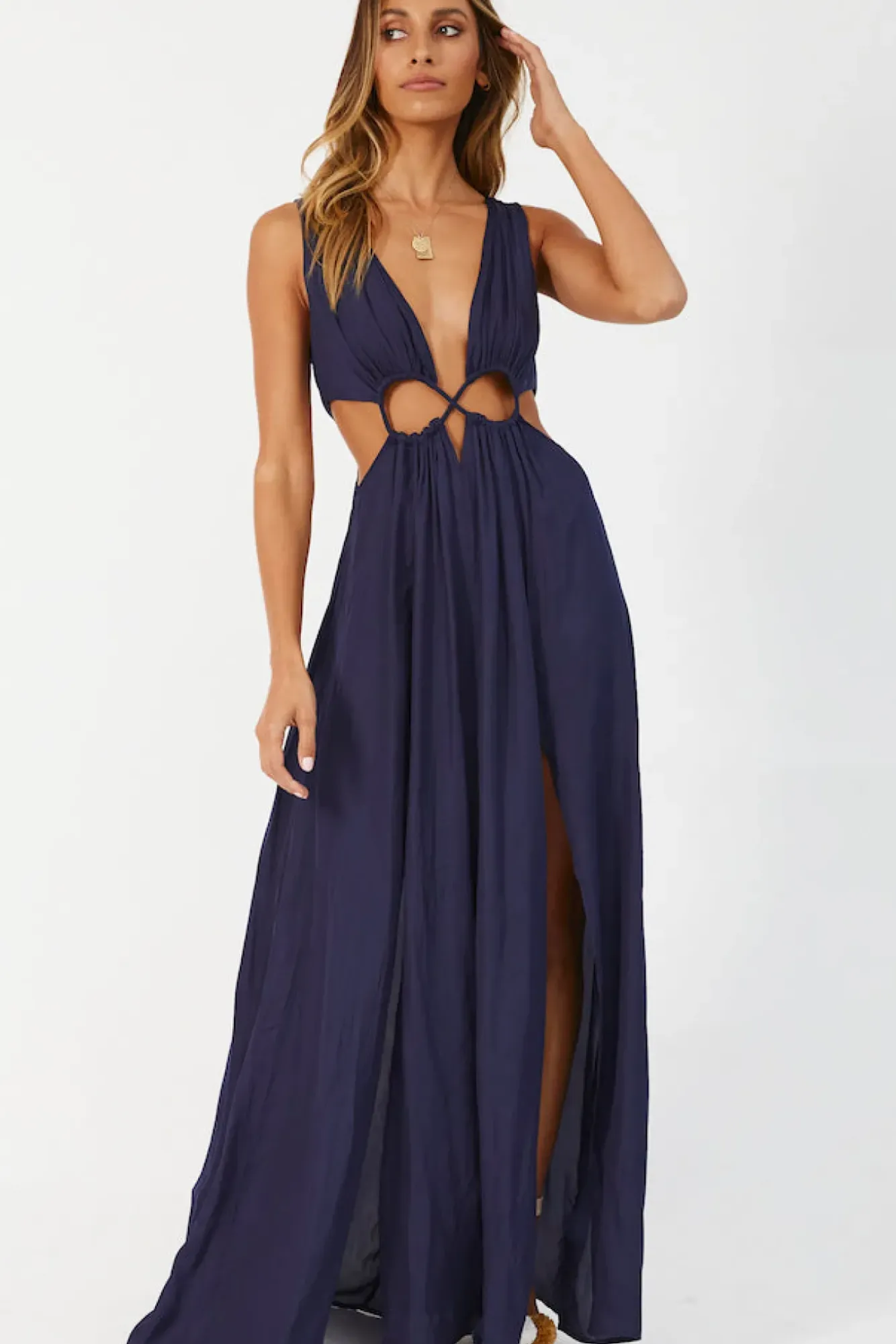 Wedding Guest Dresses|Formal Dresses>Hello Molly Since I Met You Maxi Dress Ink