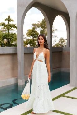 Spring Break Dresses|Bump Friendly>Hello Molly Trust My Words Maxi Dress Green