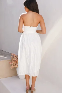 Cocktail Dresses|Flowy Dresses>Hello Molly Winery Tour Midi Dress White