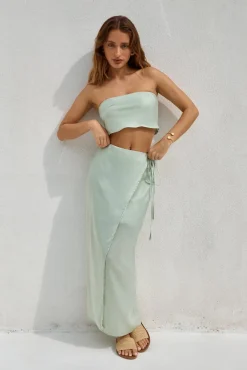 Cropped>Hello Molly Here To Stay Crop Top Green