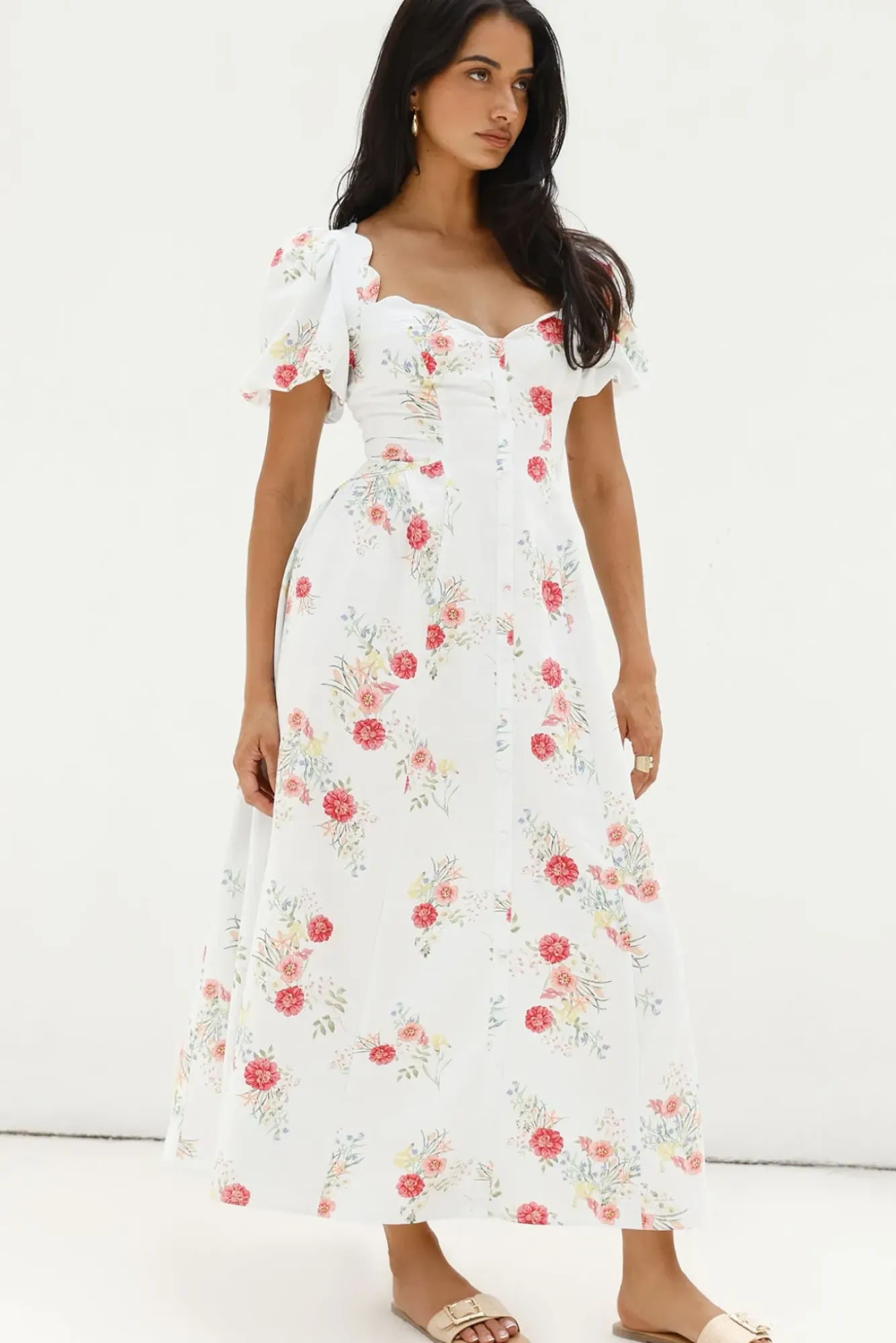 Date Night Dresses|Brunch Dresses>Hello Molly Heritage In Bloom Maxi Dress Floral