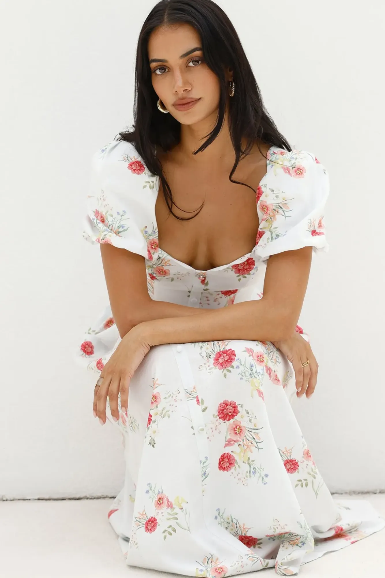 Date Night Dresses|Brunch Dresses>Hello Molly Heritage In Bloom Maxi Dress Floral