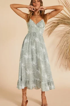 Spring Break Dresses|Bump Friendly>Hello Molly Holding On Maxi Dress Sage