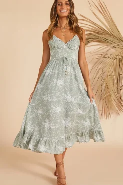 Spring Break Dresses|Bump Friendly>Hello Molly Holding On Maxi Dress Sage