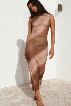 Date Night Dresses|Summer Dresses>Hello Molly Holding Onto You Maxi Dress Brown