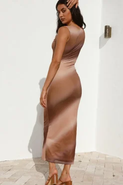Date Night Dresses|Summer Dresses>Hello Molly Holding Onto You Maxi Dress Brown