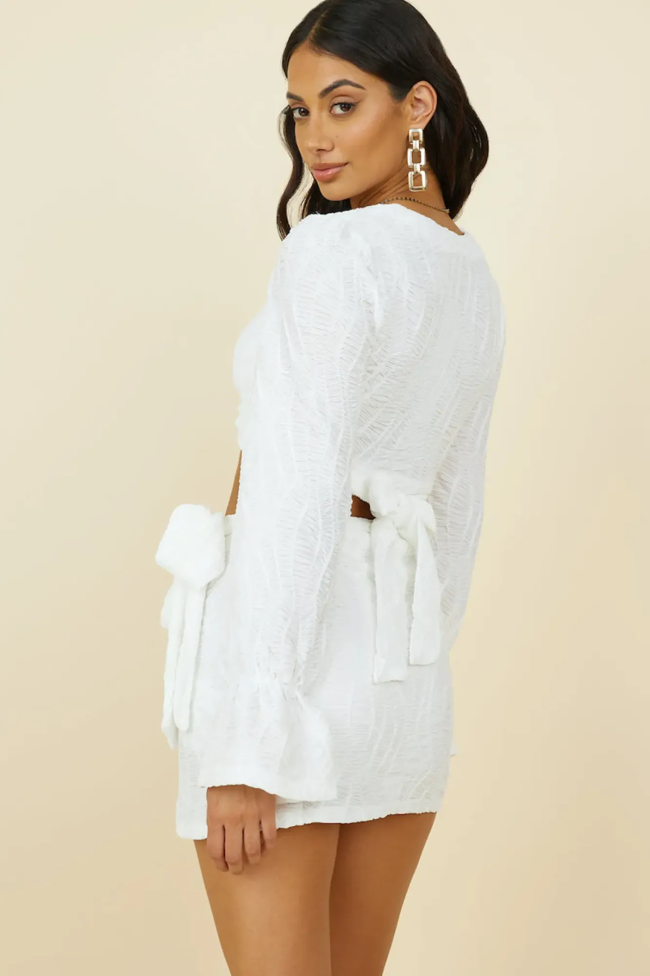 Skirts|Skirt And Top Sets>Hello Molly Holiday Feels Skirt White