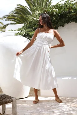 Vacation Dresses|Spring Break Dresses>Hello Molly Home To You Maxi Dress White