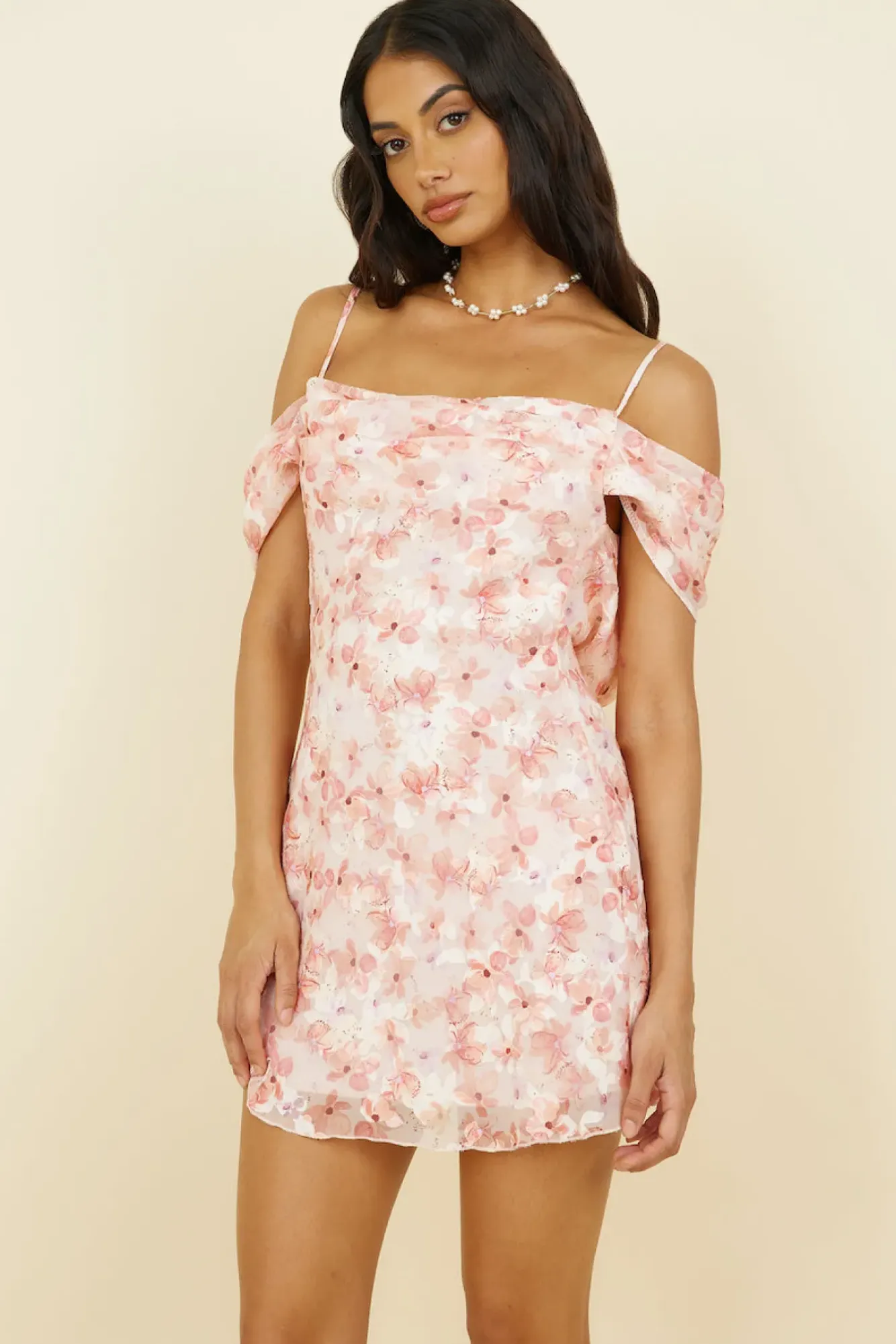 Spring Break Dresses|Date Night Dresses>Hello Molly Honey-Bee Dress Pink