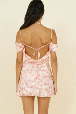 Spring Break Dresses|Date Night Dresses>Hello Molly Honey-Bee Dress Pink