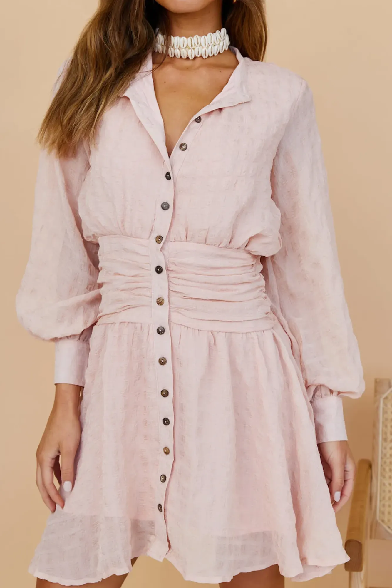 Spring Break Dresses|Summer Dresses>Hello Molly Idyllic Locations Dress Blush