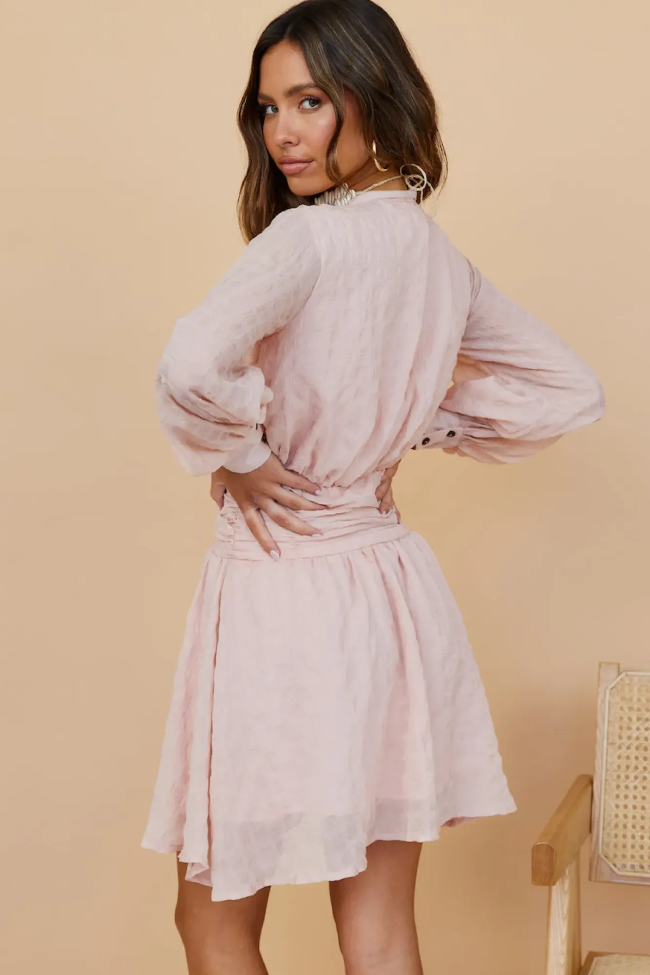 Spring Break Dresses|Summer Dresses>Hello Molly Idyllic Locations Dress Blush