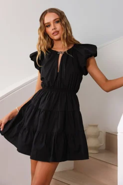 Date Night Dresses|Brunch Dresses>Hello Molly I Like You Dress Black