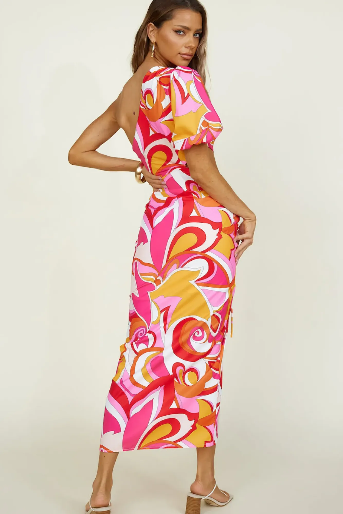 Maxi Dresses>Hello Molly Imaginary Maxi Dress Pink