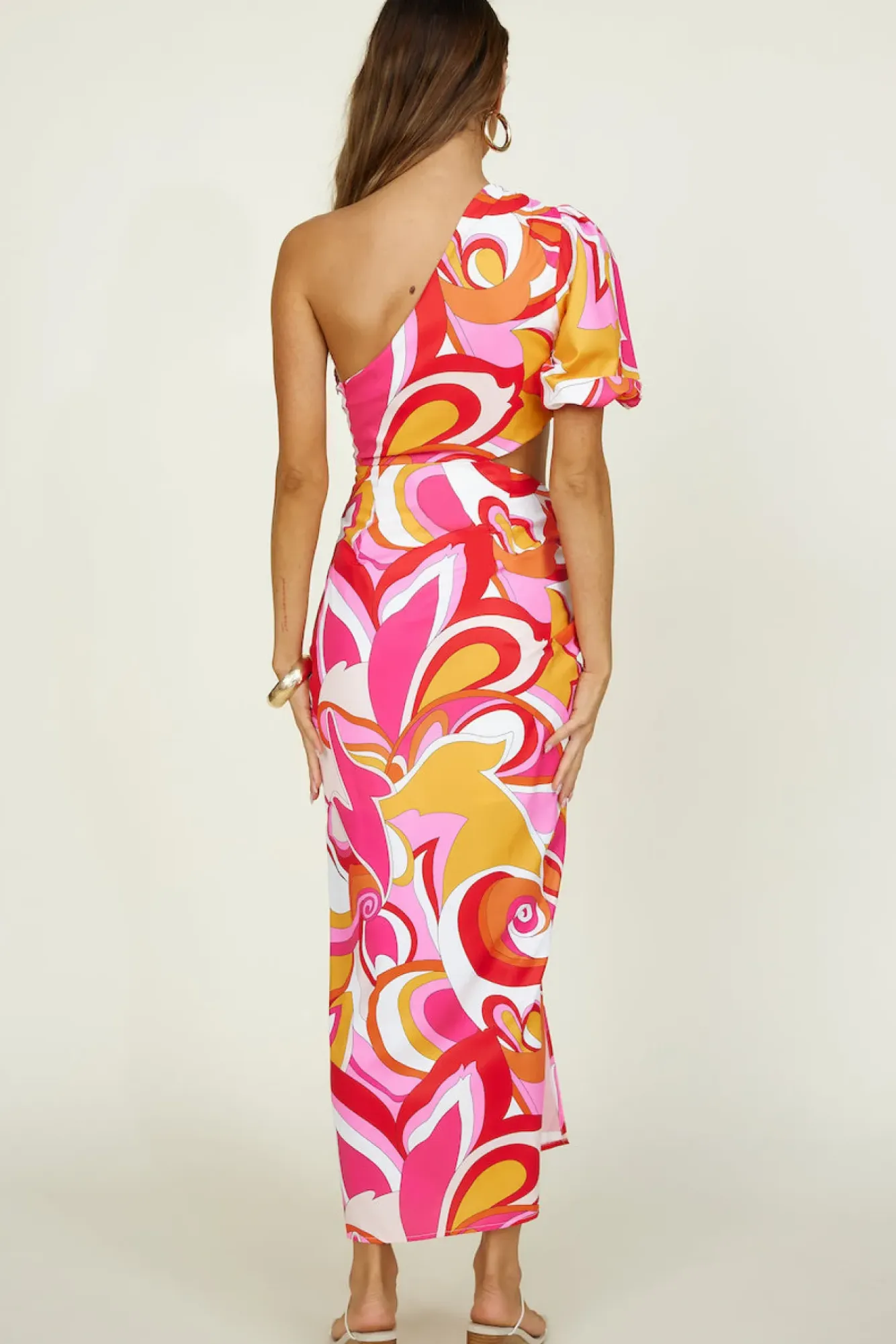 Maxi Dresses>Hello Molly Imaginary Maxi Dress Pink